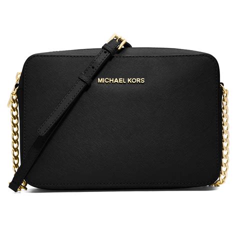 black michael kors jet set travel purse|Michael Kors jet set collection.